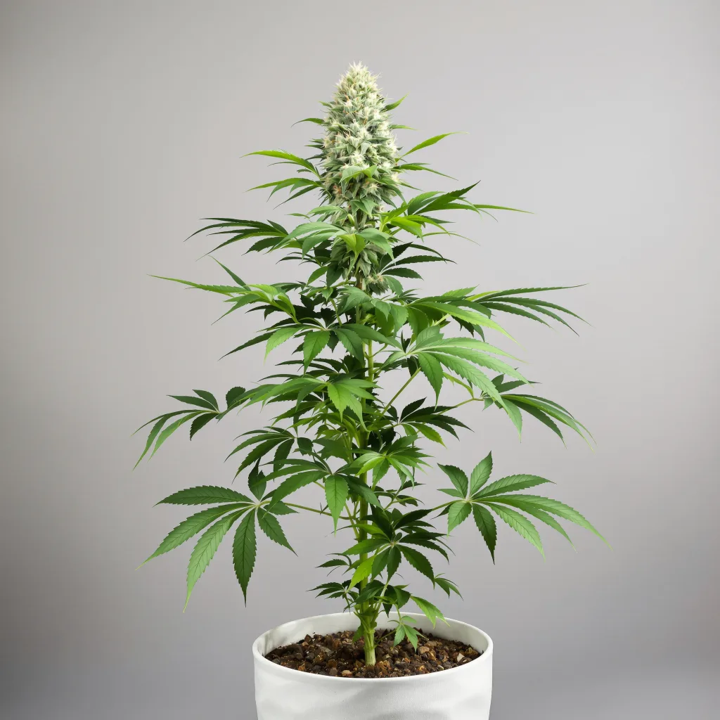 Chronic Cannabisblüte Nahaufnahme mit dichte violett getönte Kelche
