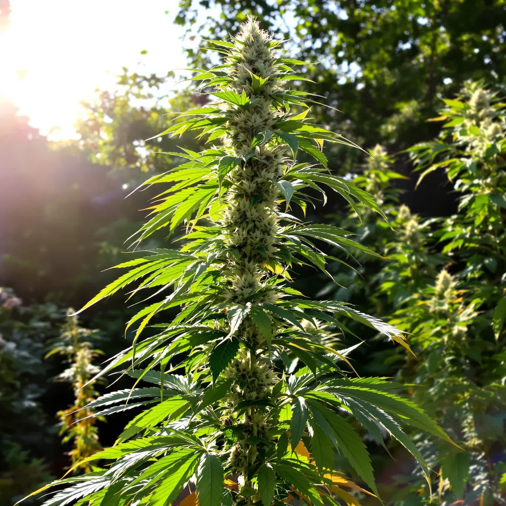 Cinderella's Dream 30% Indica / 70% Sativa — Blüte mit sichtbaren Trichomen