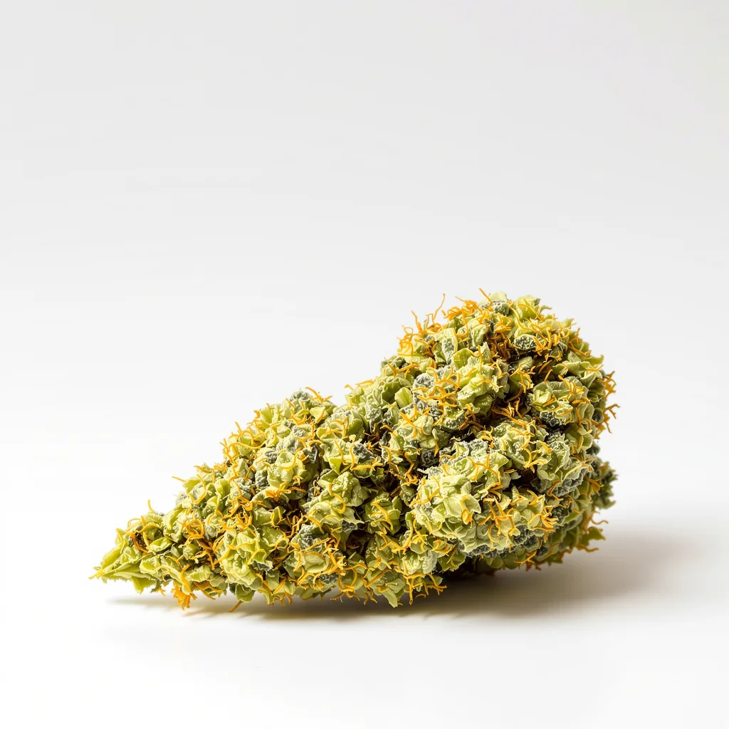 Cinderella's Dream 30% Indica / 70% Sativa — Blüte mit sichtbaren Trichomen