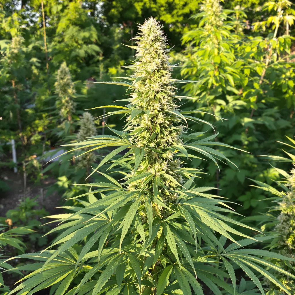Citrus Sap 20% Indica / 80% Sativa — Blüte mit sichtbaren Trichomen