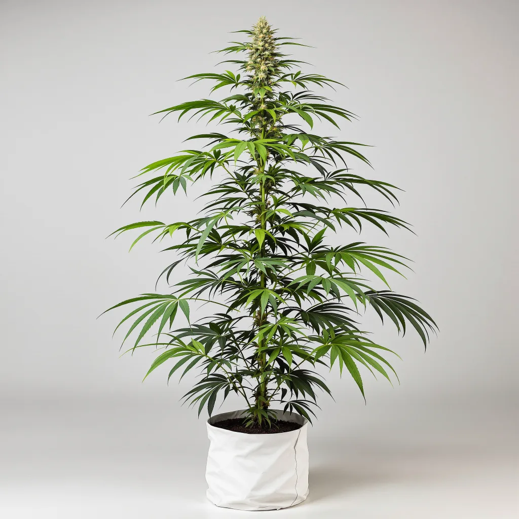 Clementine Cannabisblüte Nahaufnahme mit luftige limonengrüne Struktur