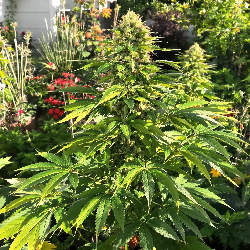 Colorado Bubba 87% Indica / 13% Sativa — Blüte mit sichtbaren Trichomen