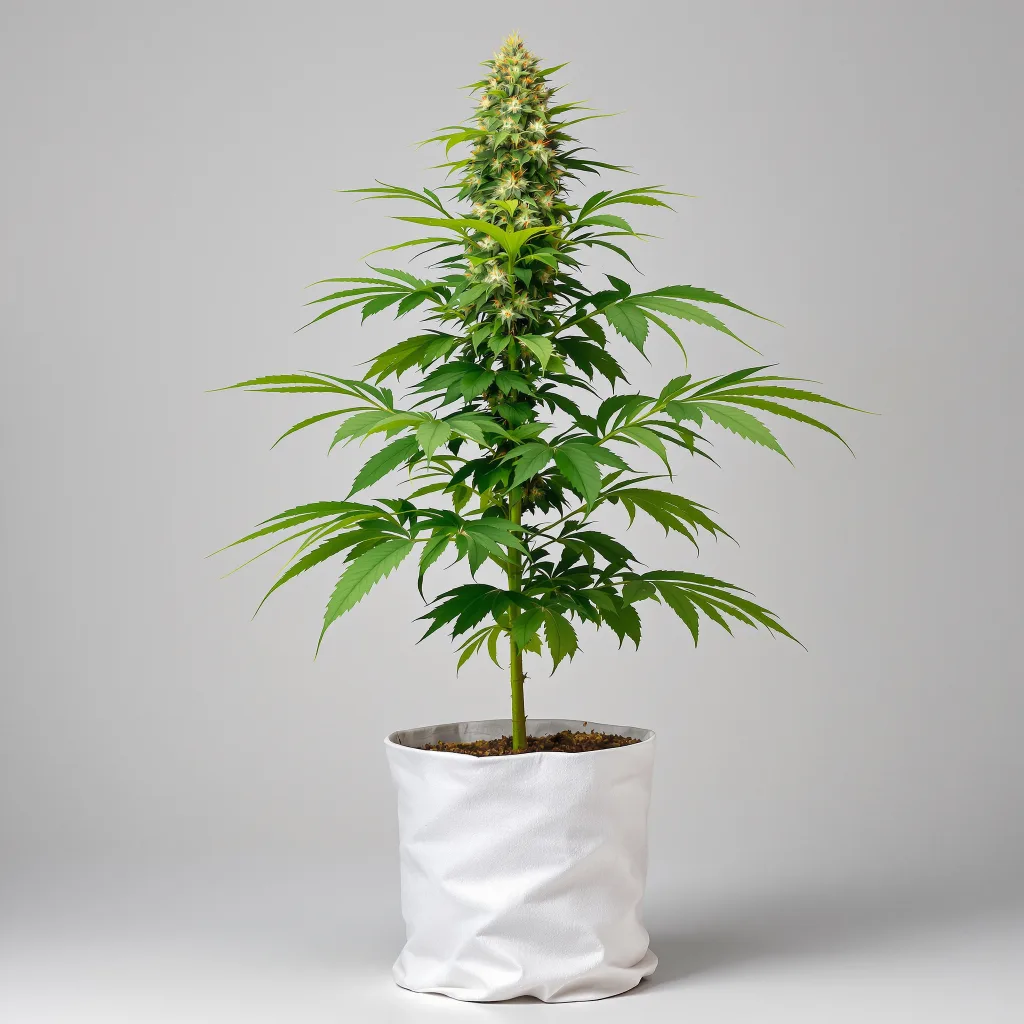 Conspiracy Kush Cannabisblüte Nahaufnahme mit dichte violett getönte Kelche