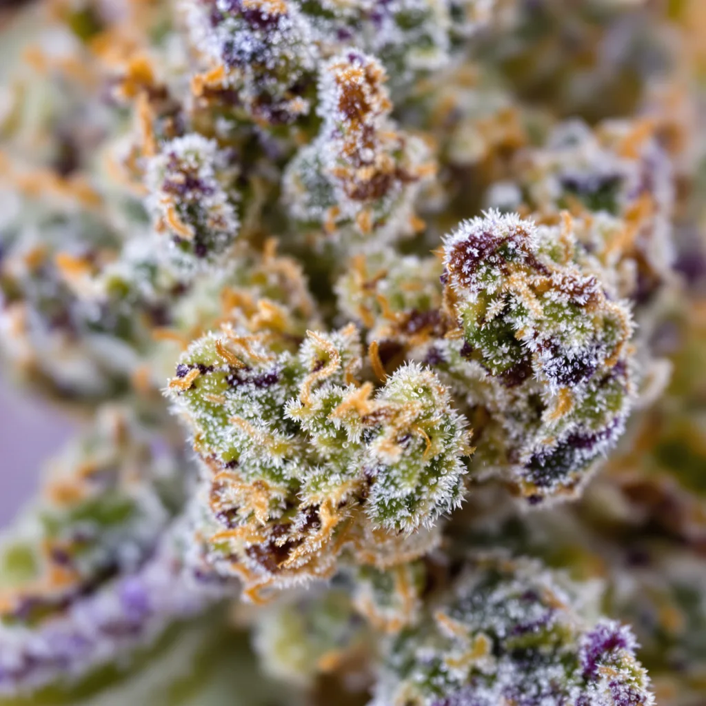 Cotton Candy Kush Cannabispflanze in der Blütephase — 60-100 cm automatisch blühend