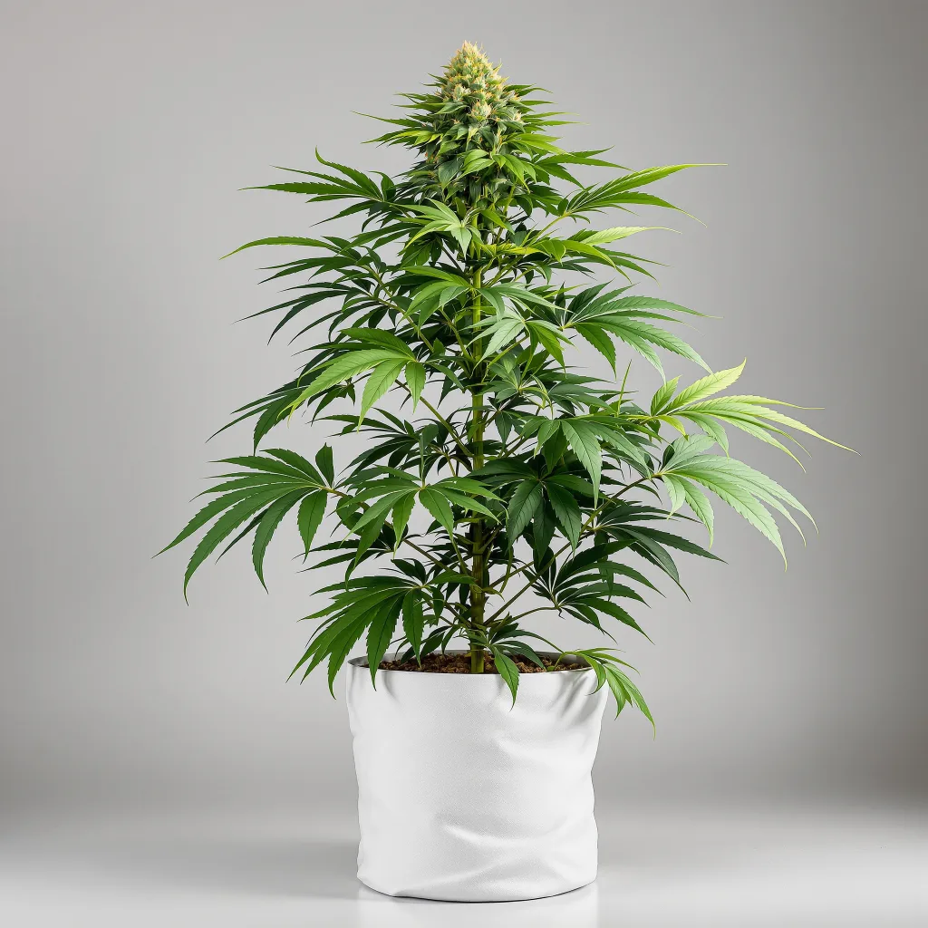 Cream Caramel Cannabisblüte Nahaufnahme mit dichte violett getönte Kelche