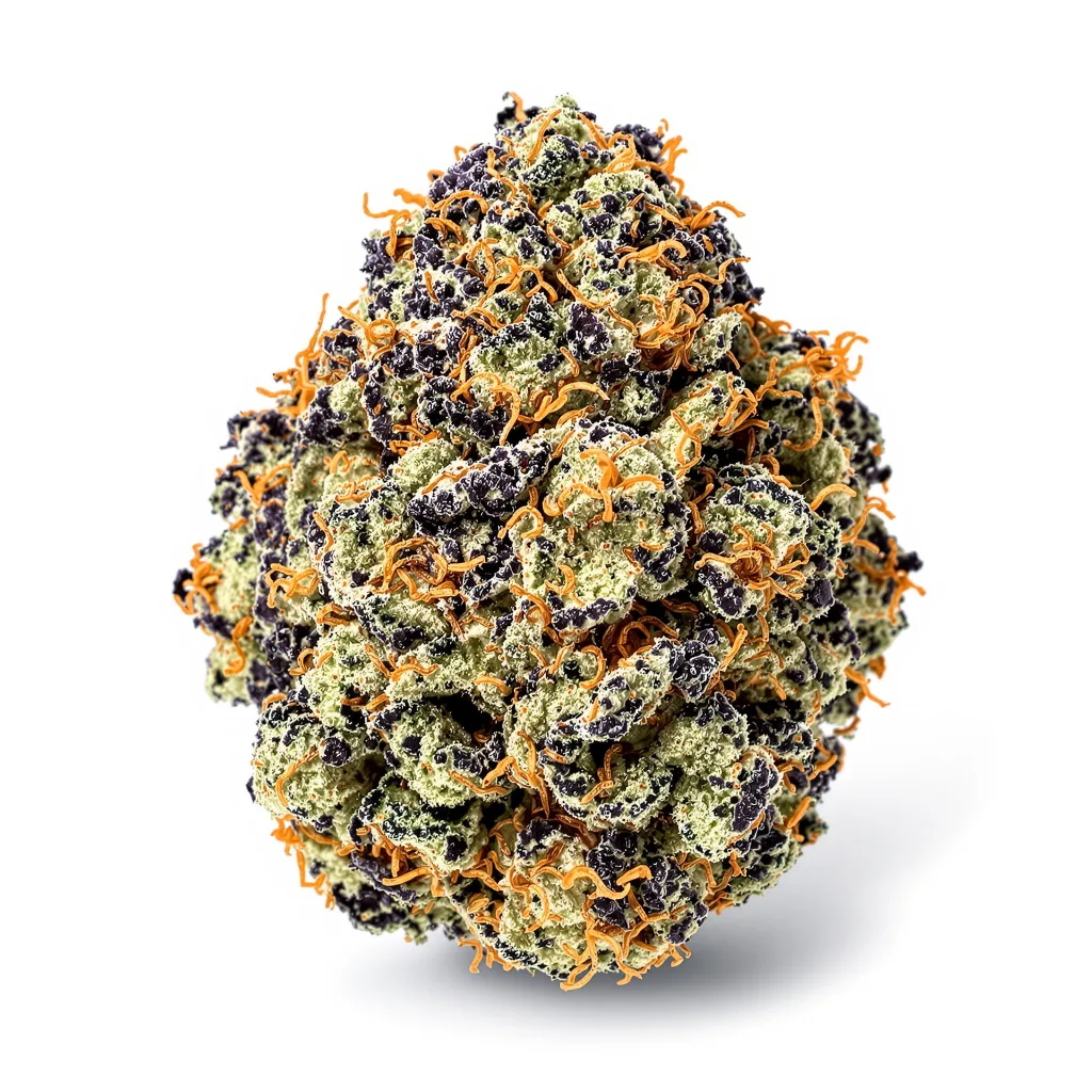 Cream 76% Indica / 24% Sativa — Blüte mit sichtbaren Trichomen