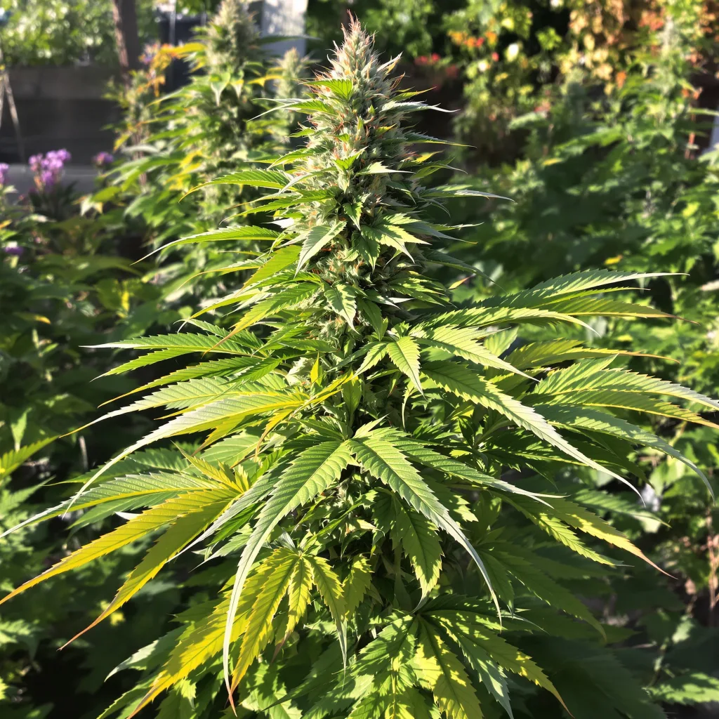 Critical Fast Bud 70% Indica / 30% Sativa — Blüte mit sichtbaren Trichomen