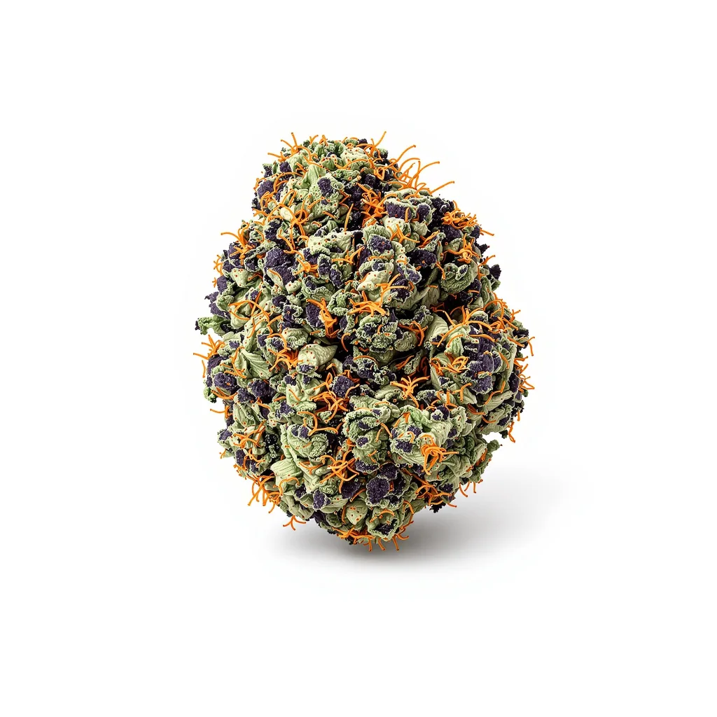 Critical Sensi Star 86% Indica / 14% Sativa — Blüte mit sichtbaren Trichomen