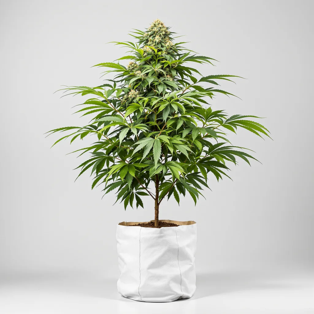 Critical Skunk Cannabisblüte Nahaufnahme mit dichte violett getönte Kelche