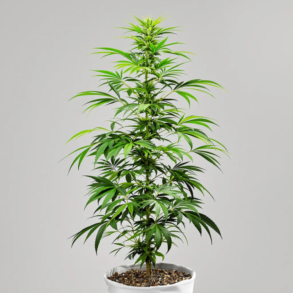 Crystal Coma Cannabisblüte Nahaufnahme mit luftige limonengrüne Struktur
