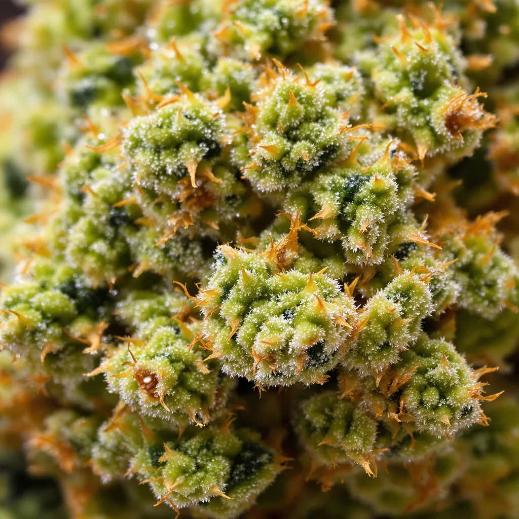 Crystal Coma Cannabispflanze in der Blütephase — 60-100 cm automatisch blühend