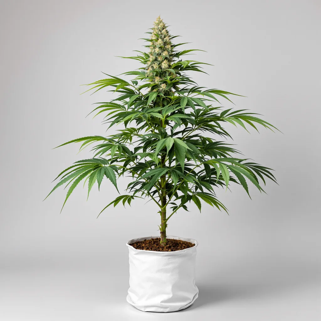 Dakini Kush Cannabisblüte Nahaufnahme mit dichte violett getönte Kelche