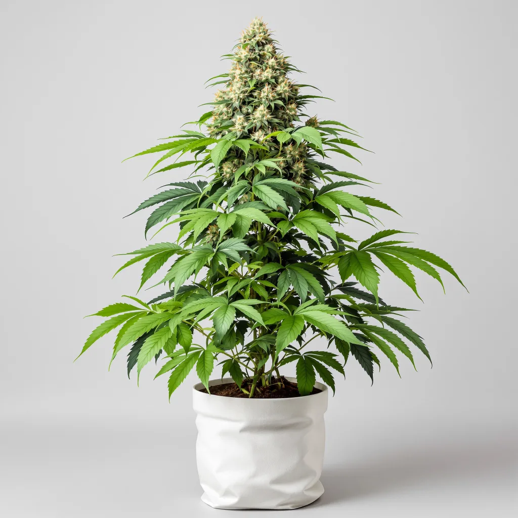 Dark Side of the Moon Cannabisblüte Nahaufnahme mit dichte violett getönte Kelche