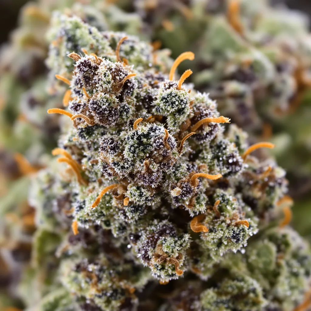Dark Side of the Moon Cannabispflanze in der Blütephase — 60-100 cm automatisch blühend
