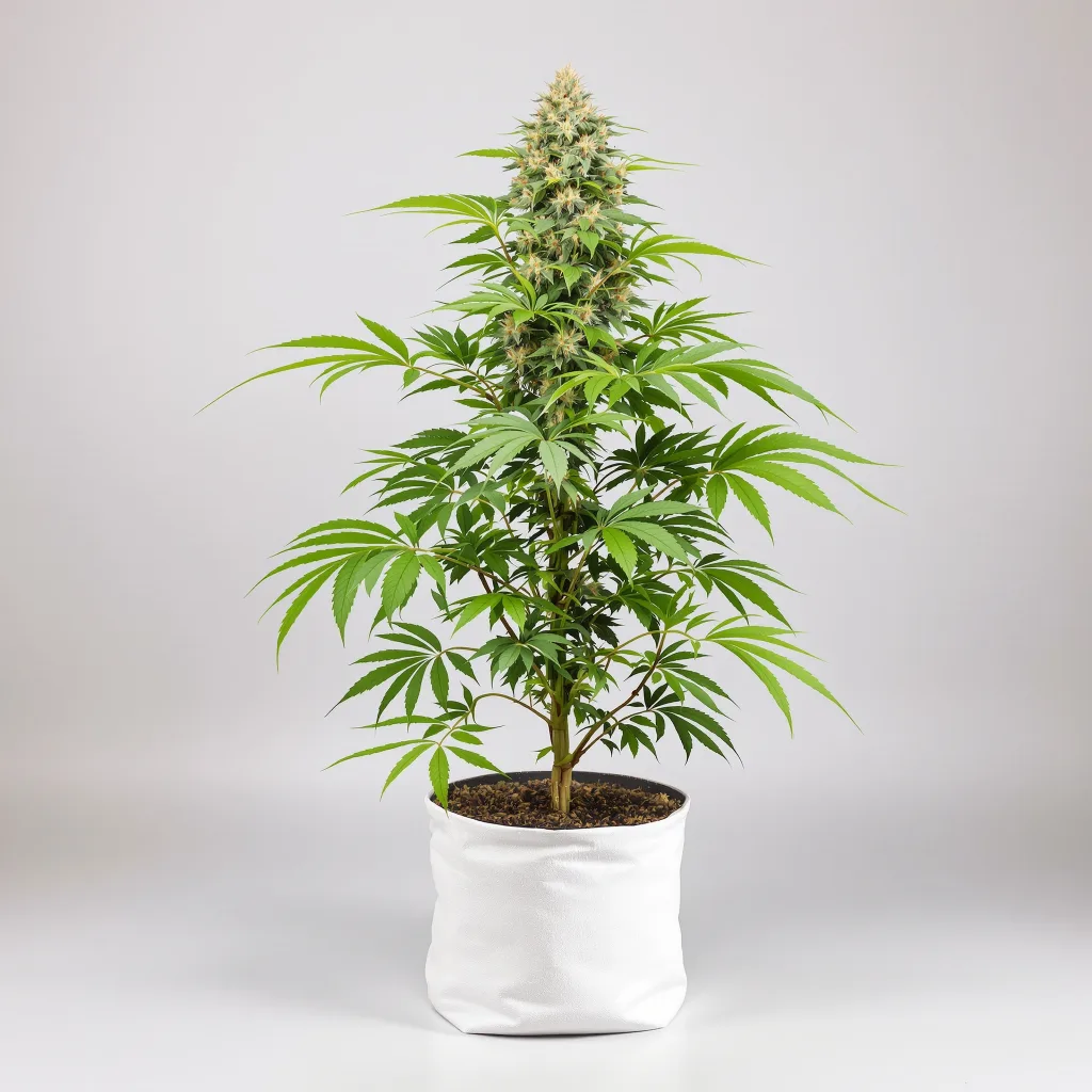 Darth Vader Cannabisblüte Nahaufnahme mit dichte violett getönte Kelche