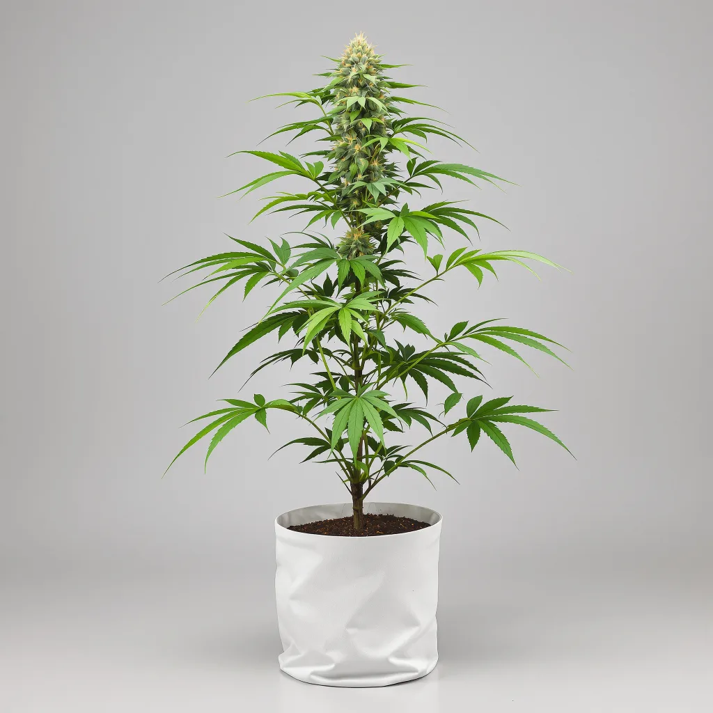 Dawgfather OG Cannabisblüte Nahaufnahme mit dichte violett getönte Kelche