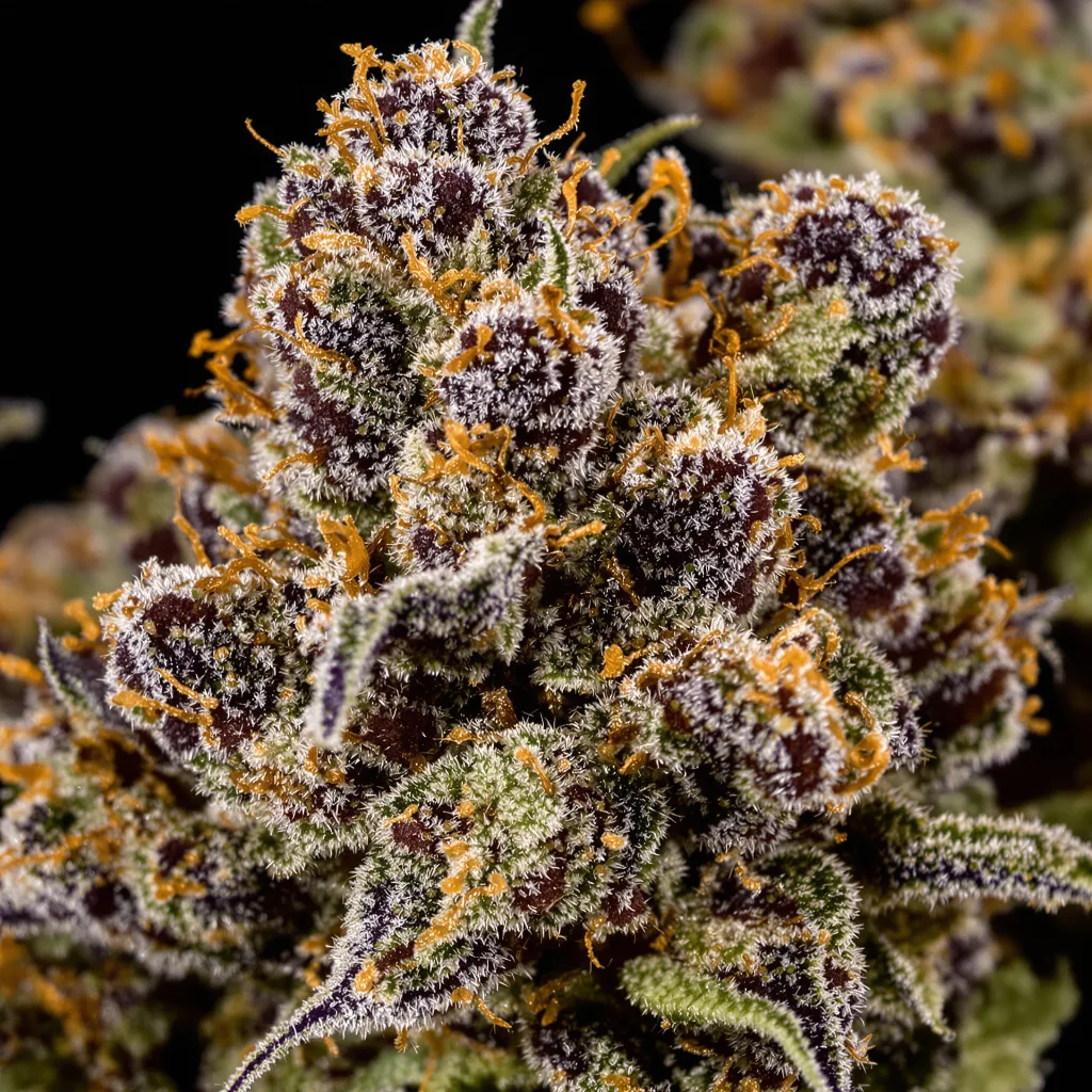 Dawgfather OG Cannabispflanze in der Blütephase — 60-100 cm automatisch blühend