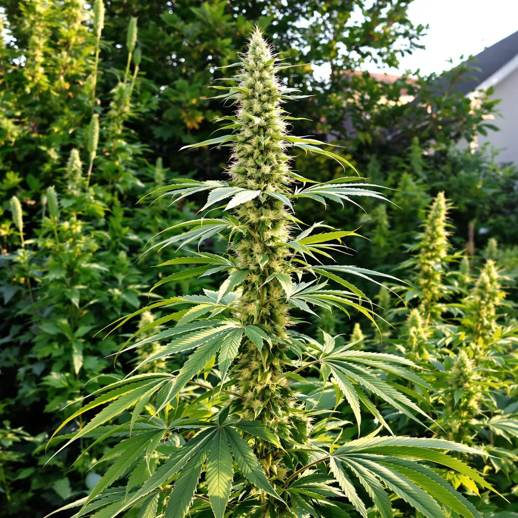 Deadly Sativas Mixpack 15% Indica / 85% Sativa — Blüte mit sichtbaren Trichomen