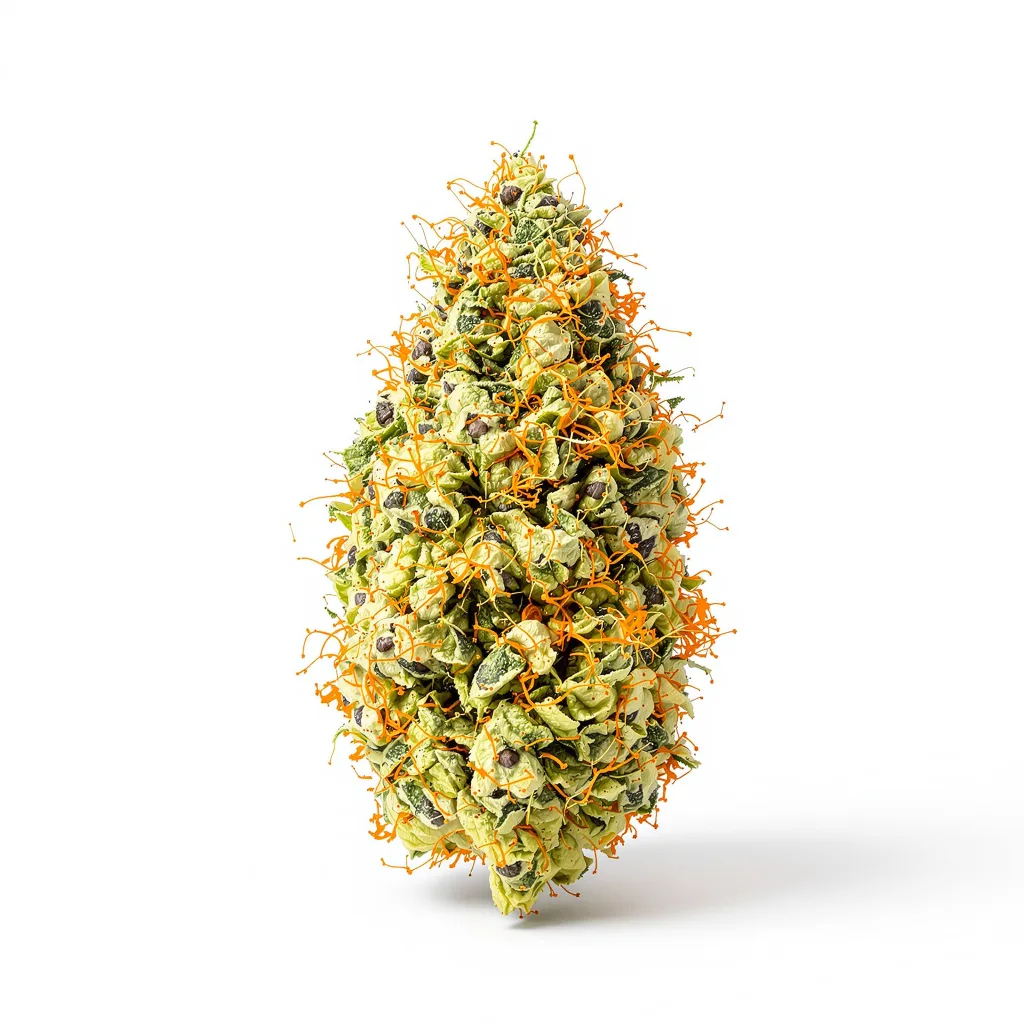 Deadly Sativas Mixpack 15% Indica / 85% Sativa — Blüte mit sichtbaren Trichomen