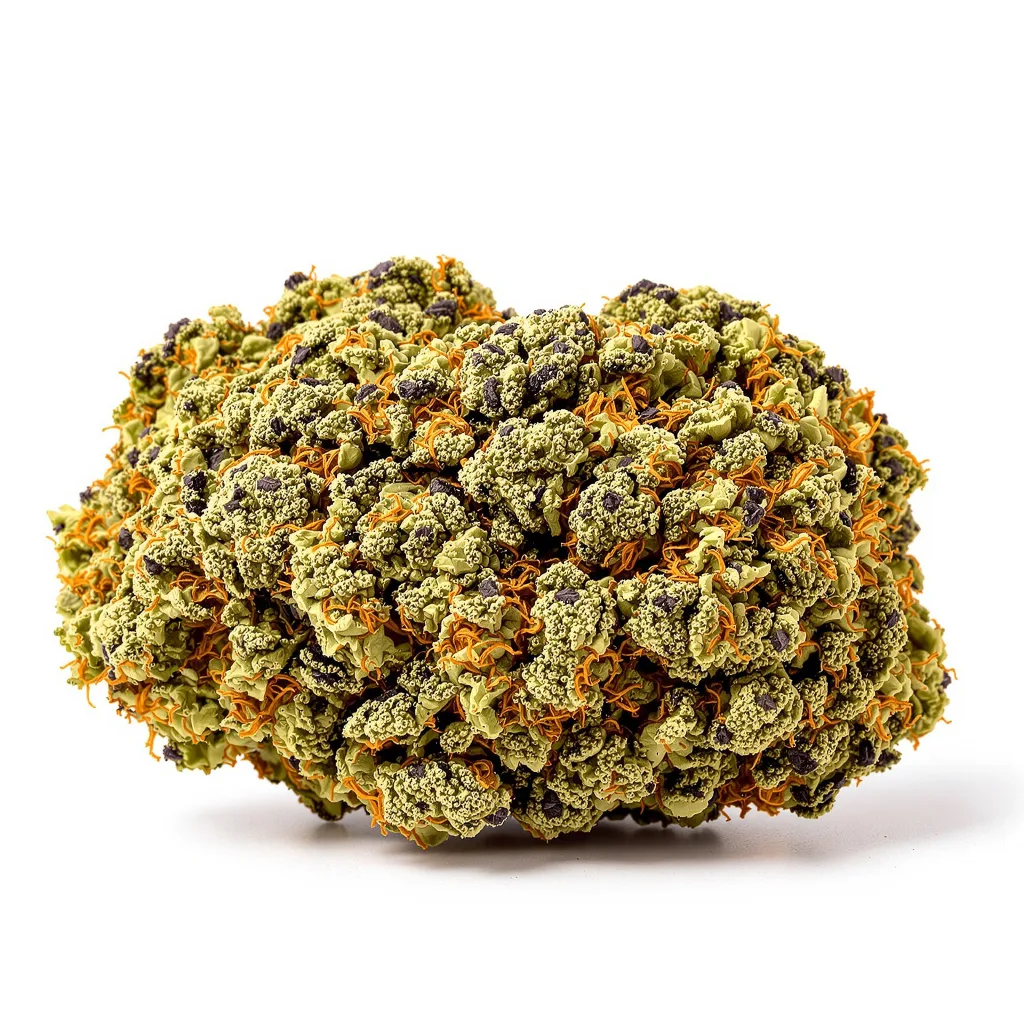 Deep Chunk 89% Indica / 11% Sativa — Blüte mit sichtbaren Trichomen