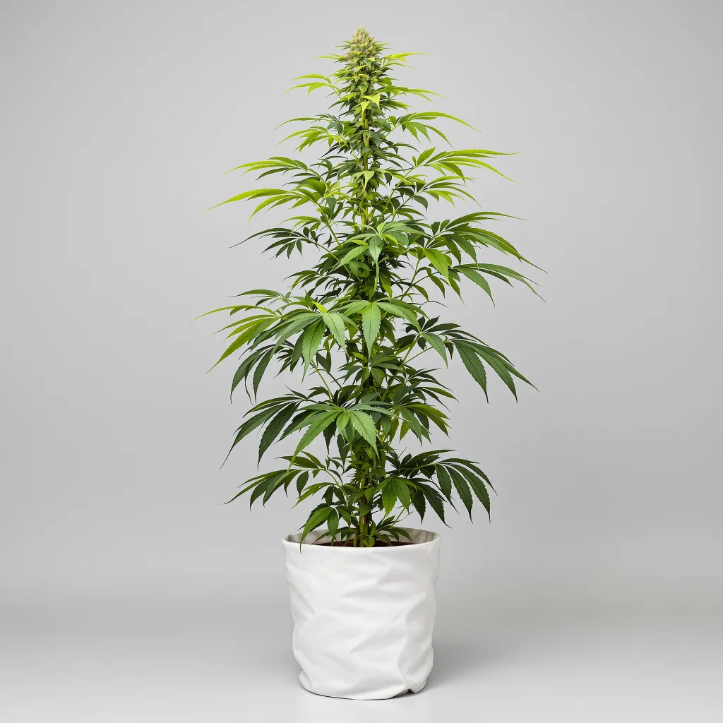 Diesel Duff Cannabisblüte Nahaufnahme mit luftige limonengrüne Struktur
