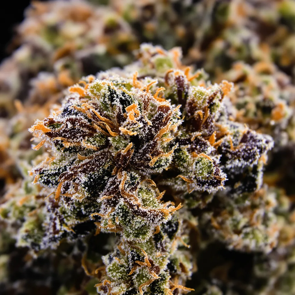 Dinachem Cannabispflanze in der Blütephase — 60-100 cm automatisch blühend