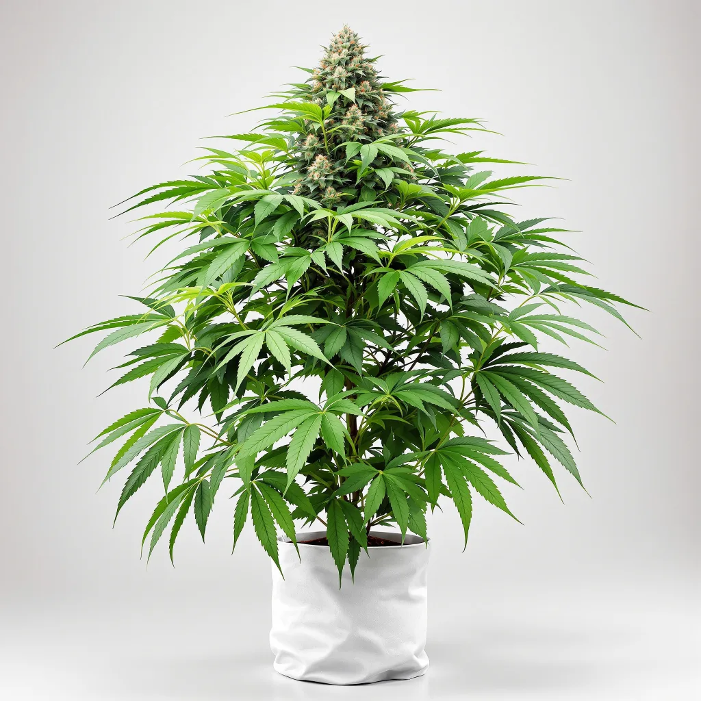 Dream Police Cannabisblüte Nahaufnahme mit dichte violett getönte Kelche