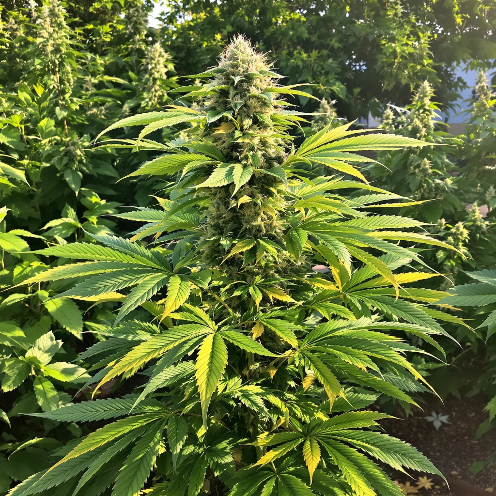 El Chapo OG 87% Indica / 13% Sativa — Blüte mit sichtbaren Trichomen