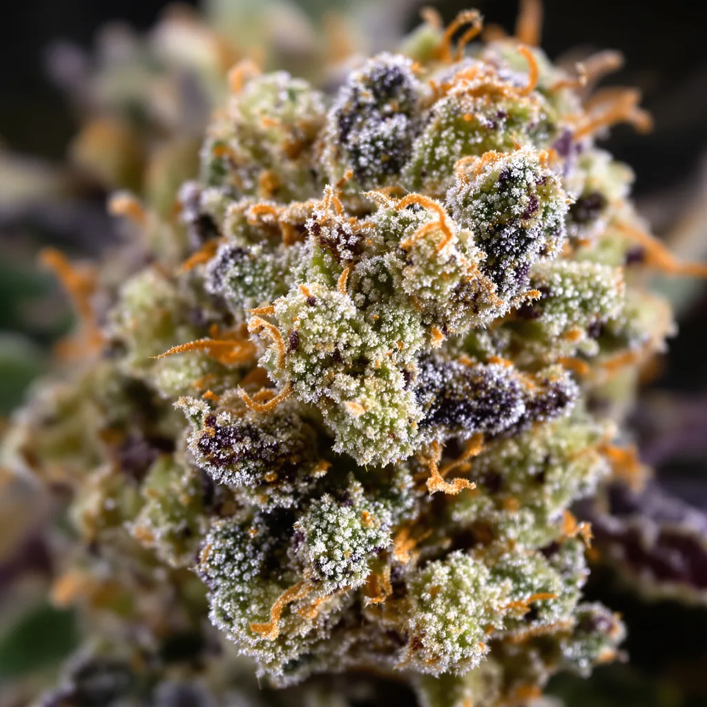 Exodus Cheese Cannabispflanze in der Blütephase — 60-100 cm automatisch blühend