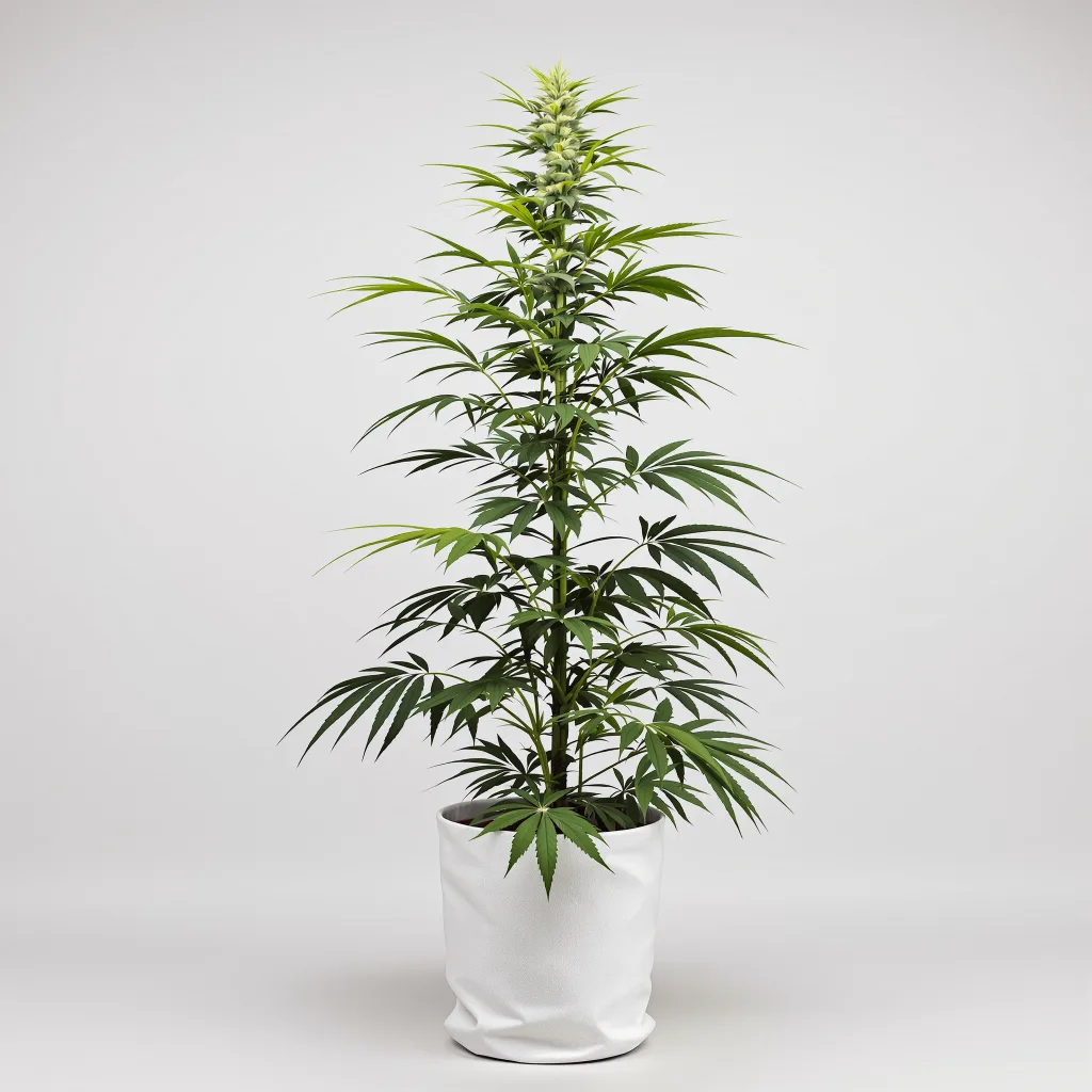 Flying Princess Cannabisblüte Nahaufnahme mit luftige limonengrüne Struktur