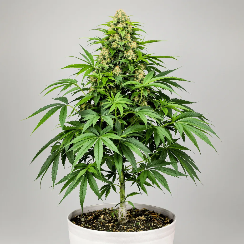 Forbidden Fruit Cannabisblüte Nahaufnahme mit dichte violett getönte Kelche