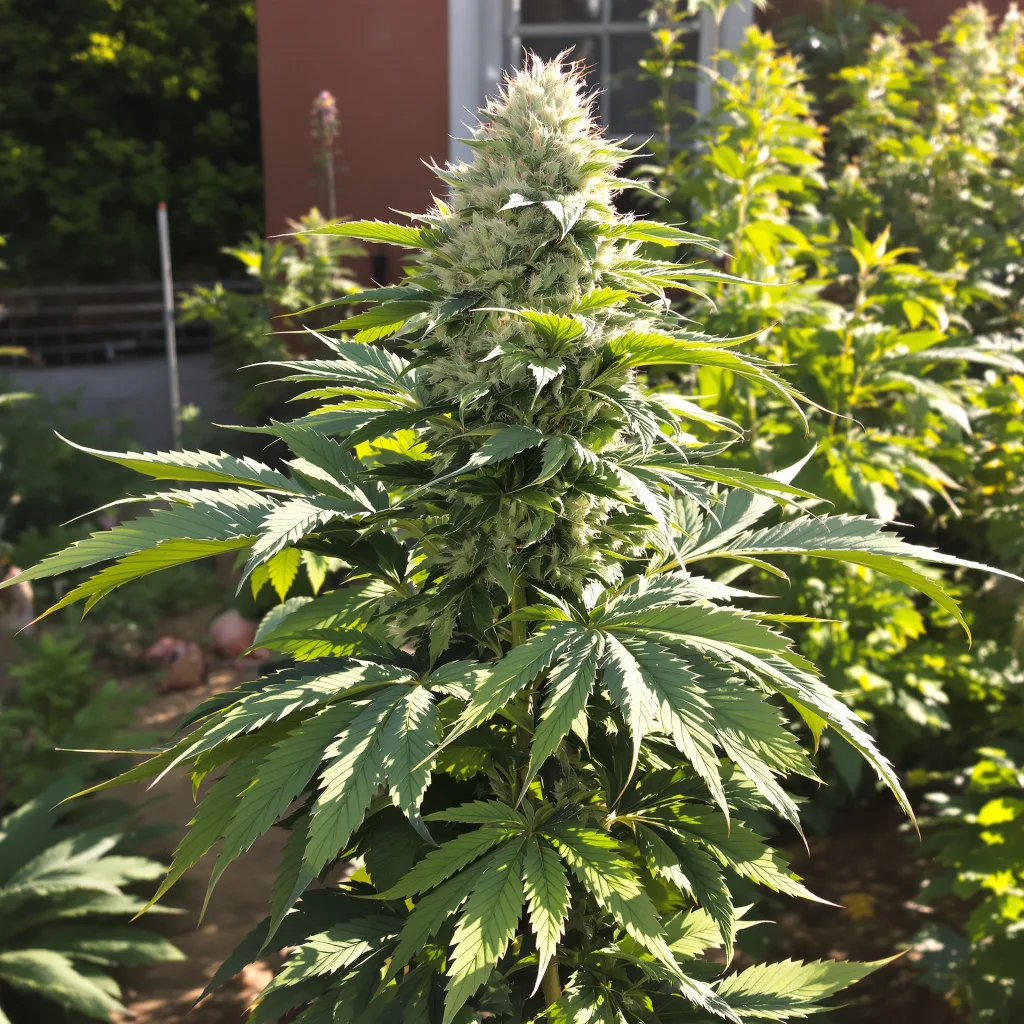 Forbidden Fruit 70% Indica / 30% Sativa — Blüte mit sichtbaren Trichomen