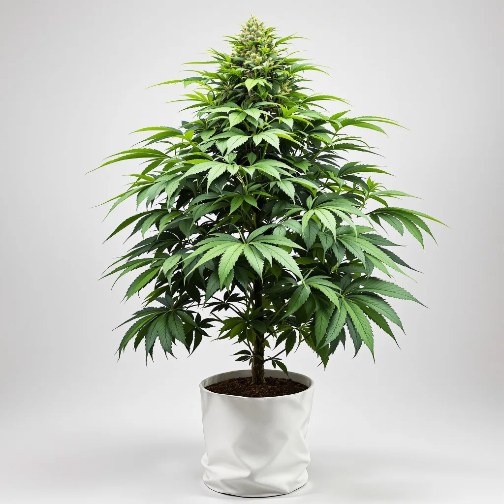 FPOG Cannabisblüte Nahaufnahme mit dichte violett getönte Kelche