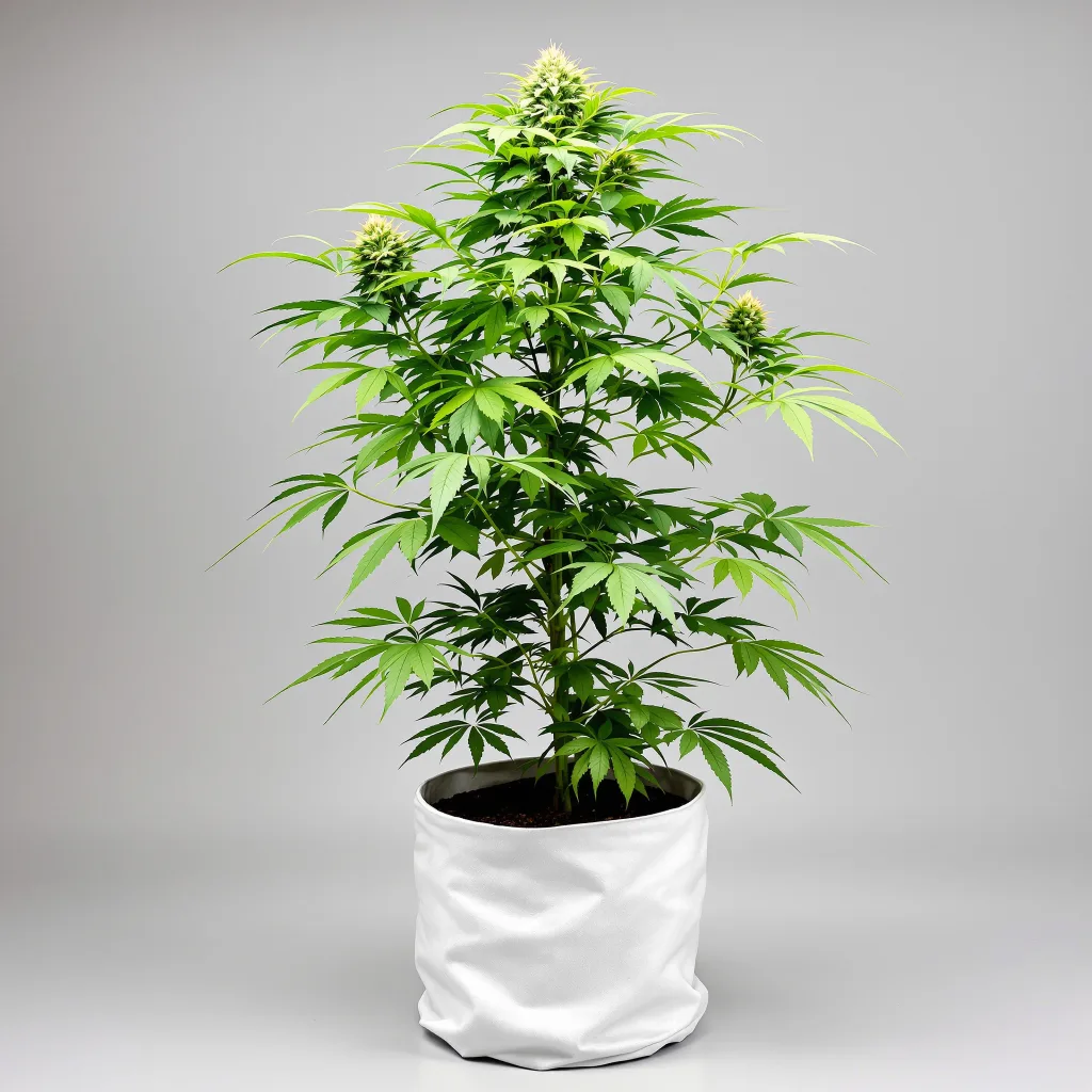 French Toast Cannabisblüte Nahaufnahme mit dichte waldgrüne Nugs