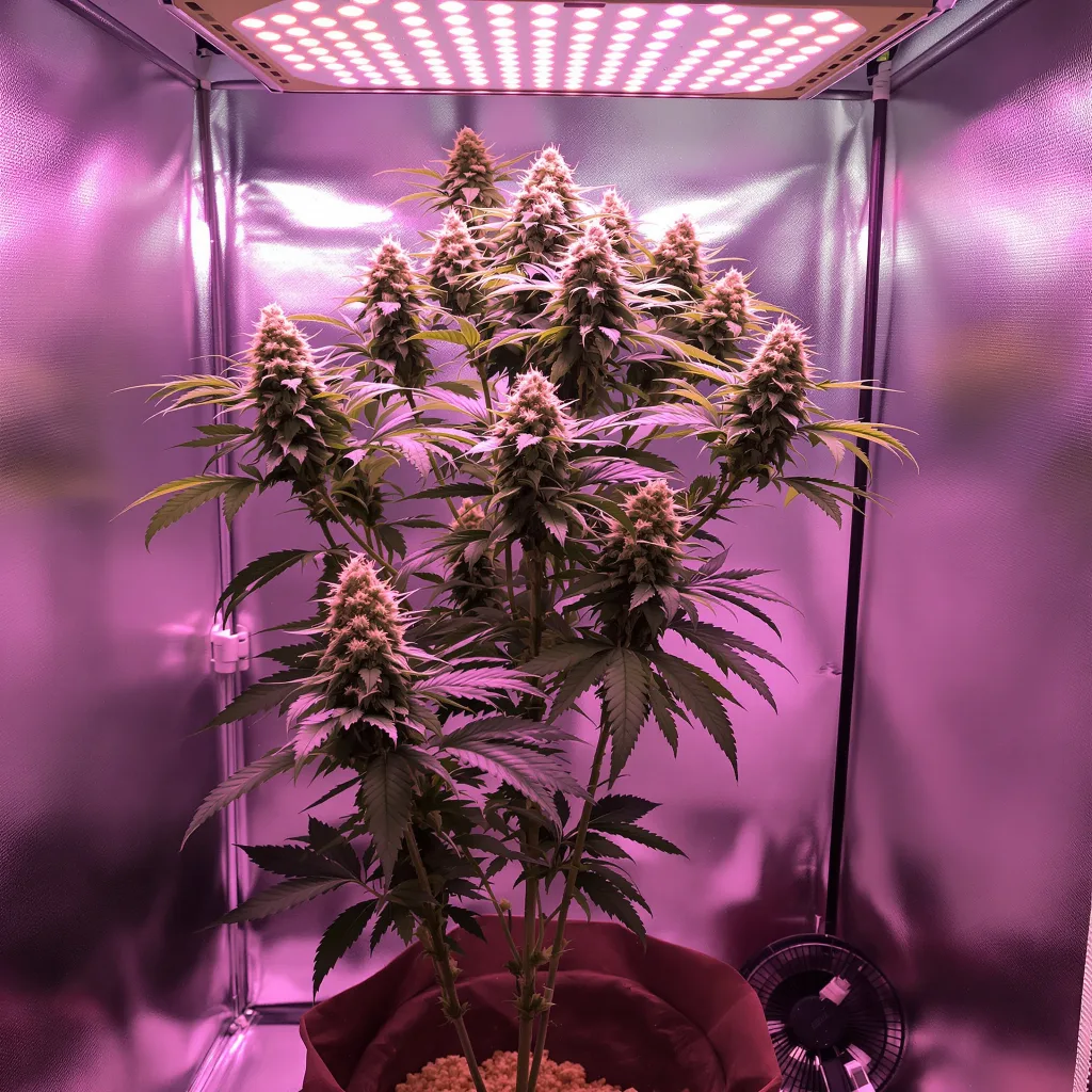 French Toast 61% Indica / 39% Sativa — Blüte mit sichtbaren Trichomen