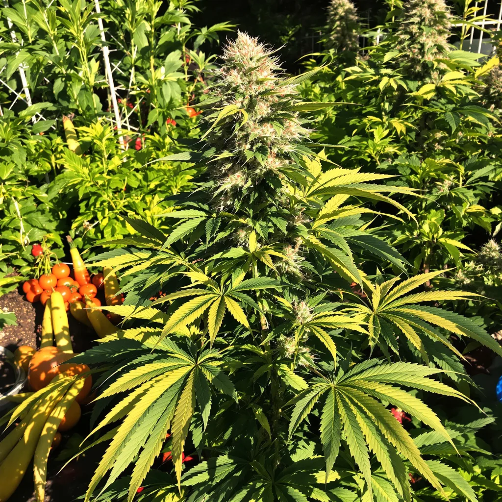 Fruit 78% Indica / 22% Sativa — Blüte mit sichtbaren Trichomen