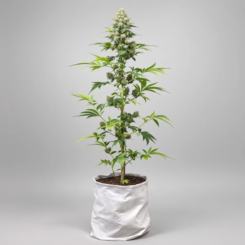 G.O.A.T Mixpack Cannabisblüte Nahaufnahme mit ausgewogene Blütenstruktur mit eisigen Trichomen