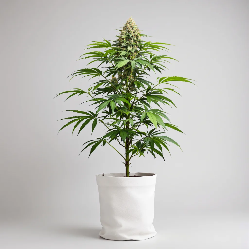 G13 Cannabisblüte Nahaufnahme mit dichte violett getönte Kelche