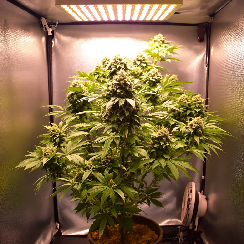 Gator Breath 88% Indica / 12% Sativa — Blüte mit sichtbaren Trichomen
