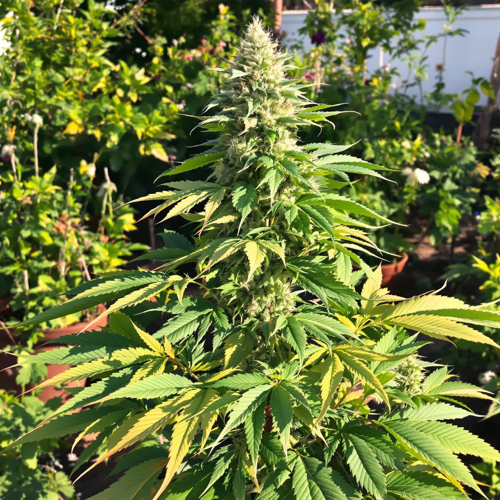 Gator Breath 88% Indica / 12% Sativa — Blüte mit sichtbaren Trichomen