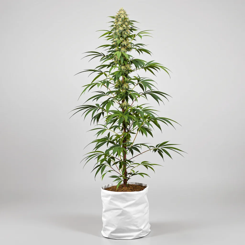 Ghost Train Haze Cannabisblüte Nahaufnahme mit luftige limonengrüne Struktur