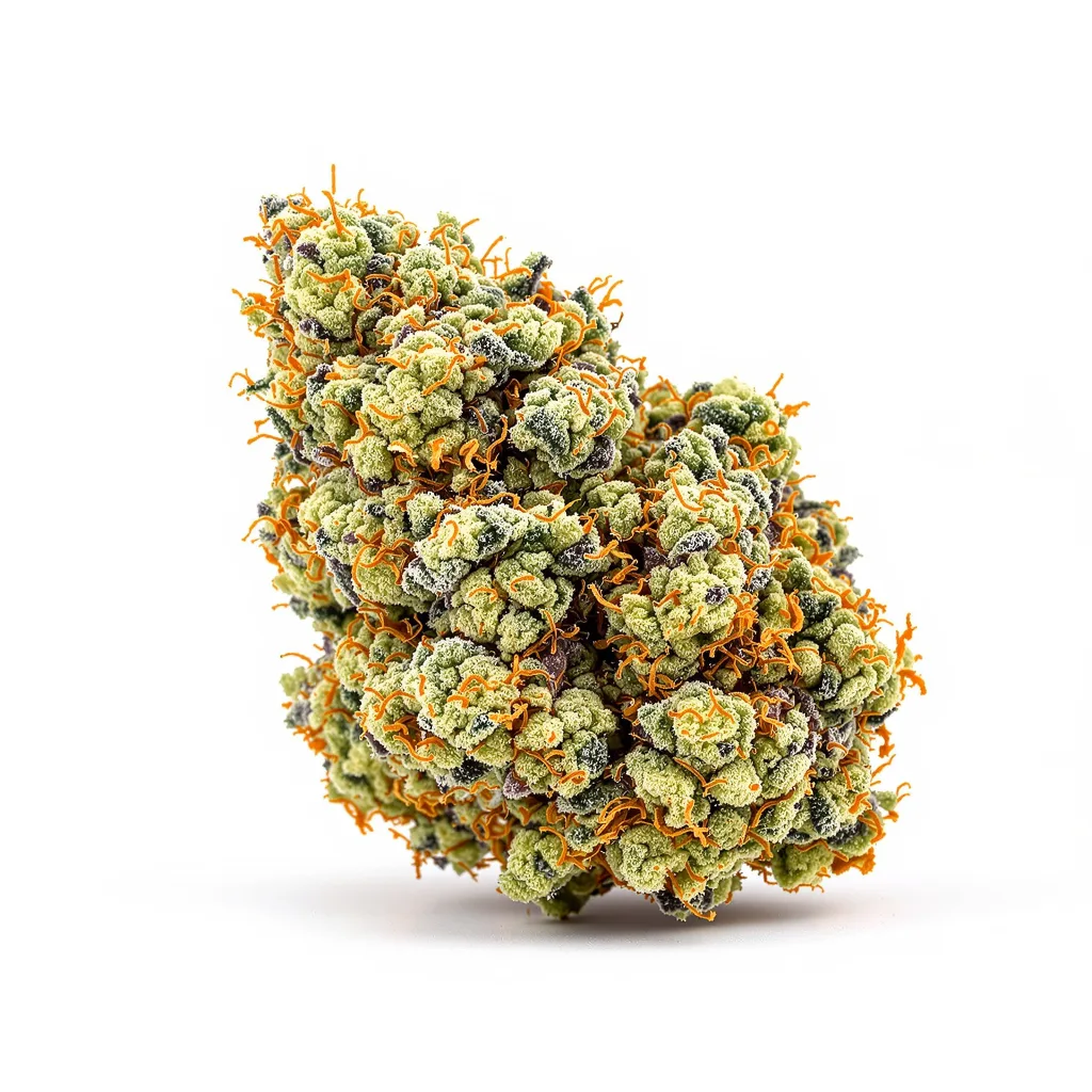 Glass Slipper 50% Indica / 65% Sativa — Blüte mit sichtbaren Trichomen