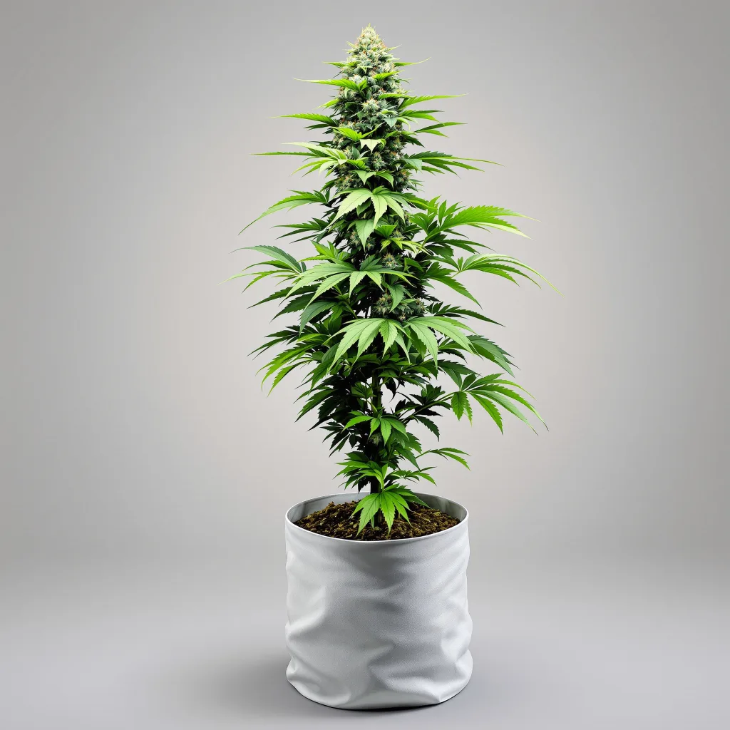Goldberry Cannabisblüte Nahaufnahme mit dichte violett getönte Kelche