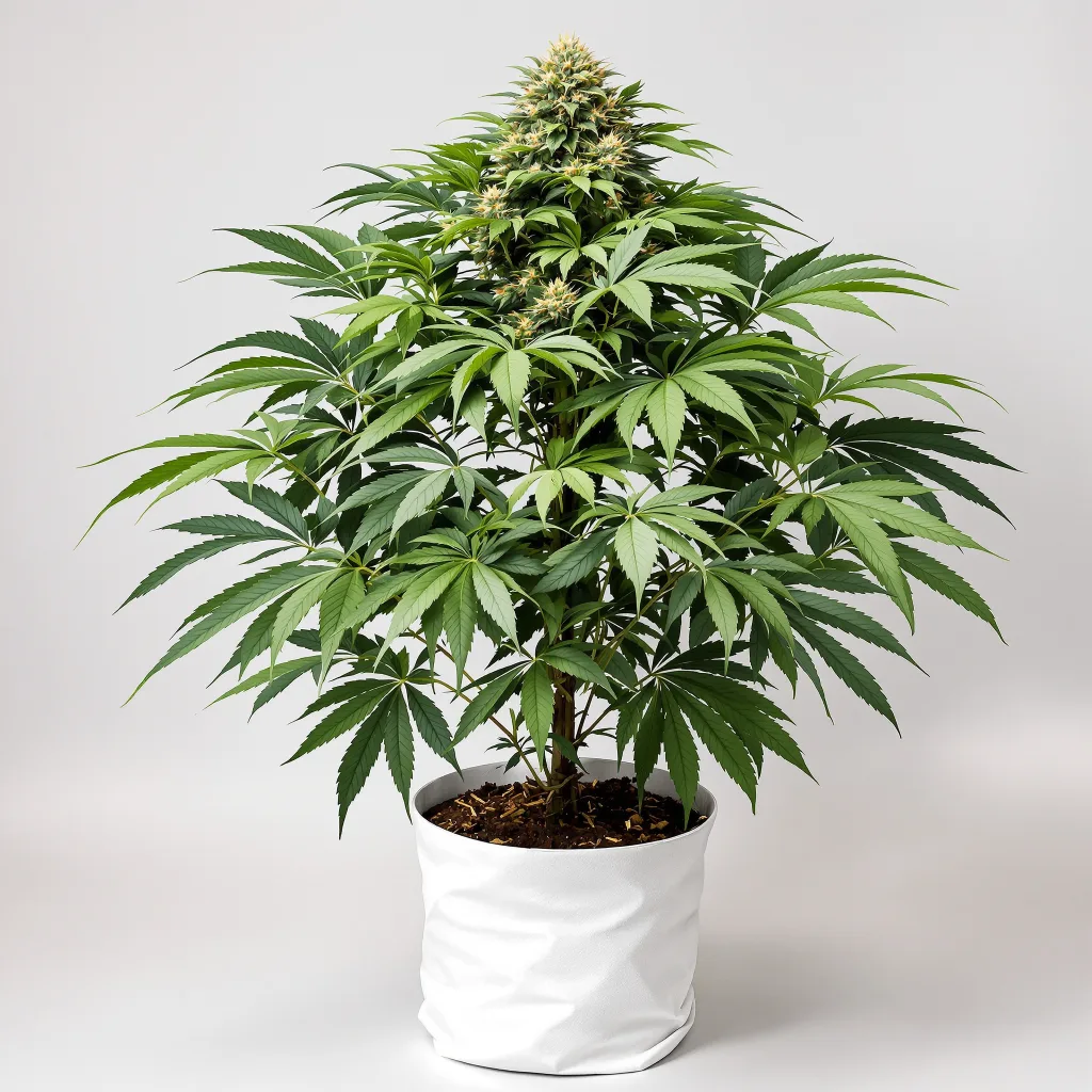 Gorilla Biscuit Cannabisblüte Nahaufnahme mit dichte violett getönte Kelche
