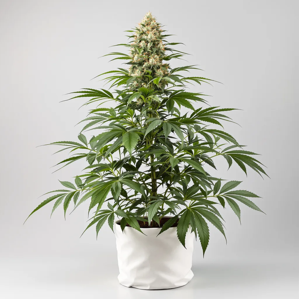 Grand Doggy Purps Cannabisblüte Nahaufnahme mit dichte violett getönte Kelche