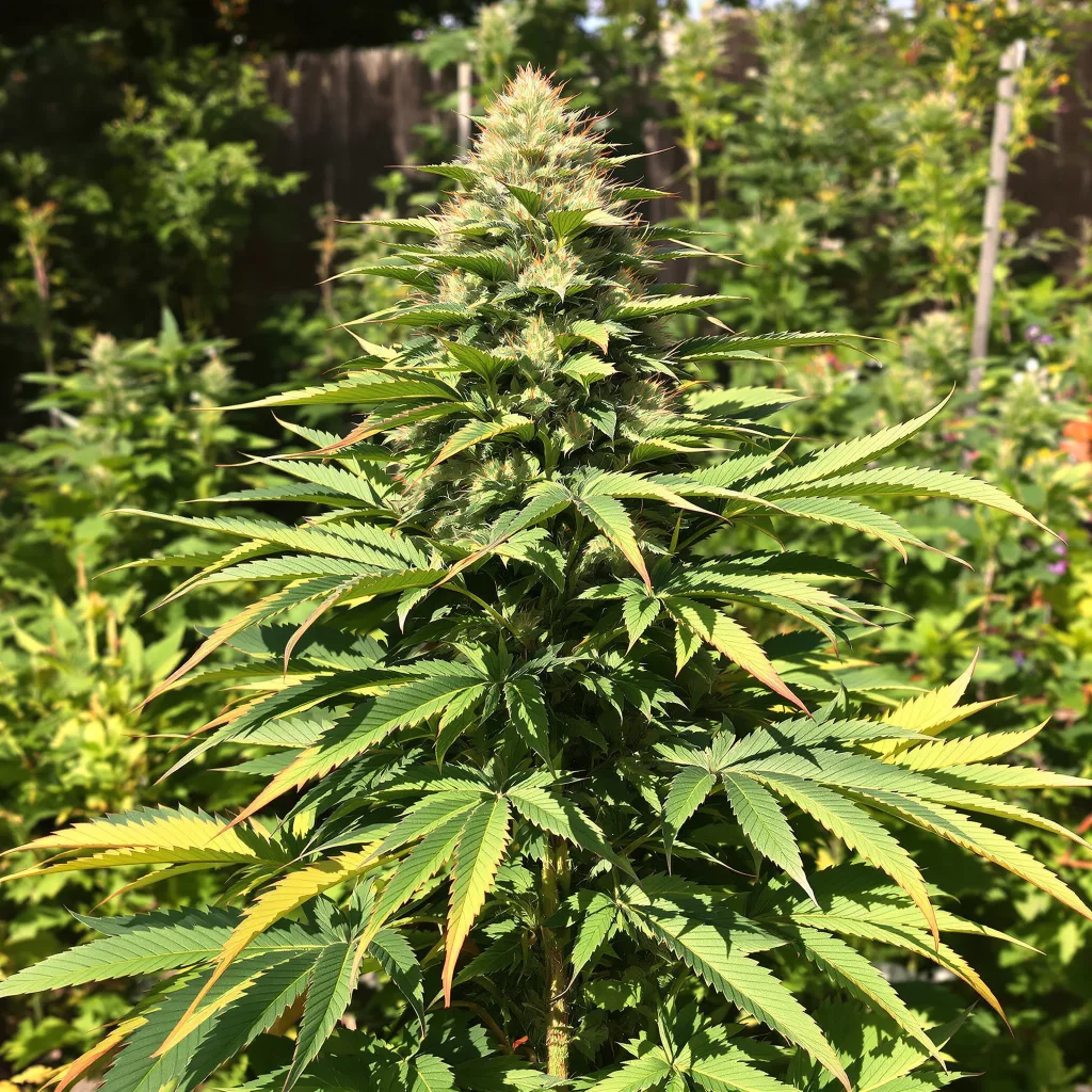 Grand Doggy Purps 68% Indica / 32% Sativa — Blüte mit sichtbaren Trichomen