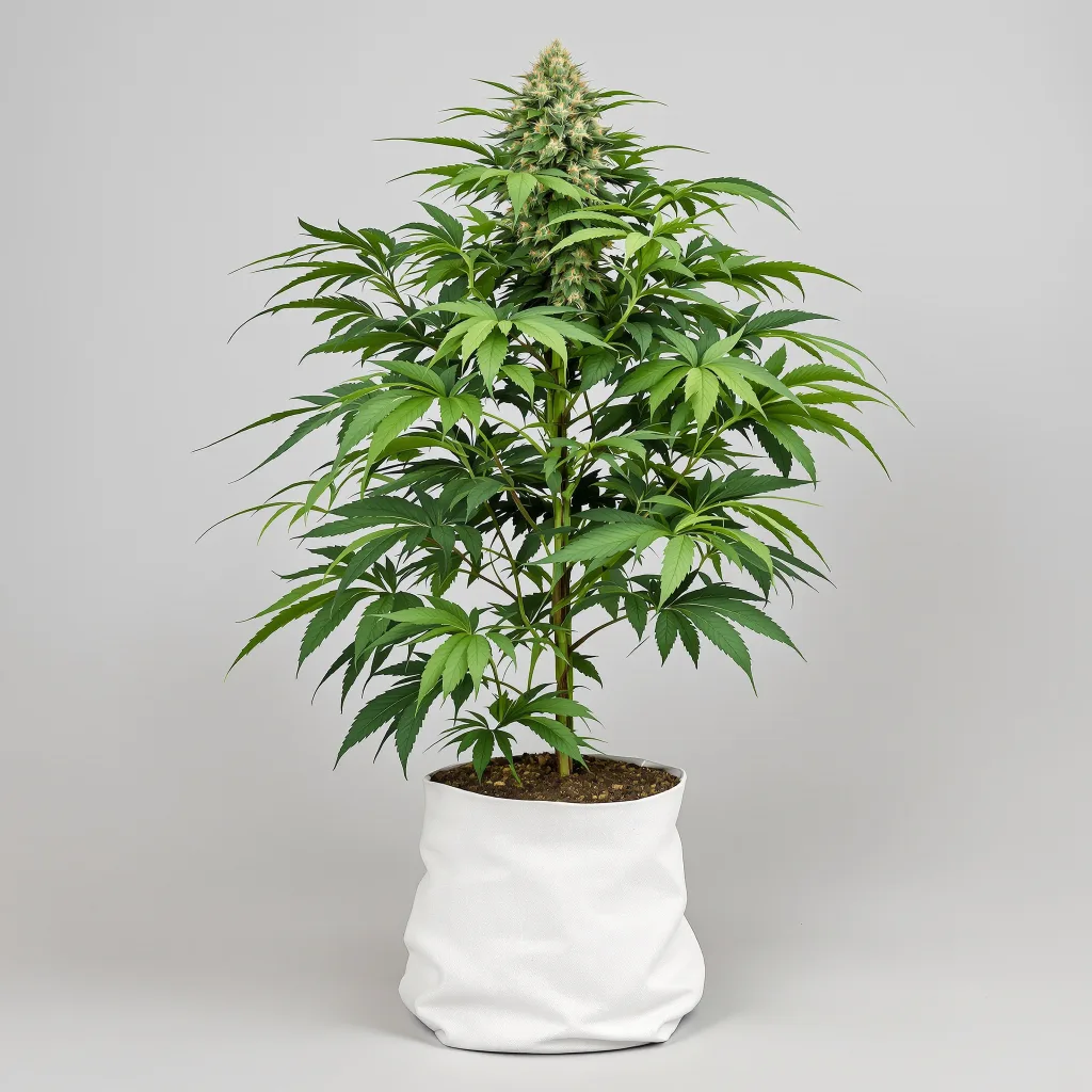 Granddaddy Purple Cannabisblüte Nahaufnahme mit dichte violett getönte Kelche