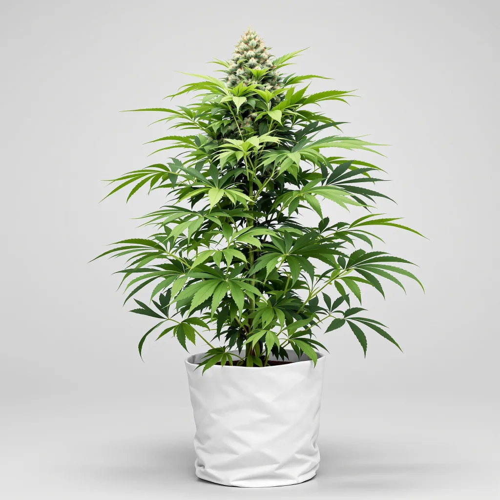 Grandmommy Purple Cannabisblüte Nahaufnahme mit dichte violett getönte Kelche