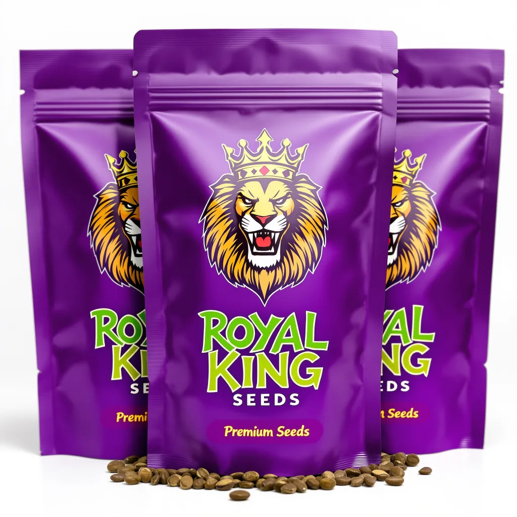 Grape Ape 68% Indica / 32% Sativa — Blüte mit sichtbaren Trichomen
