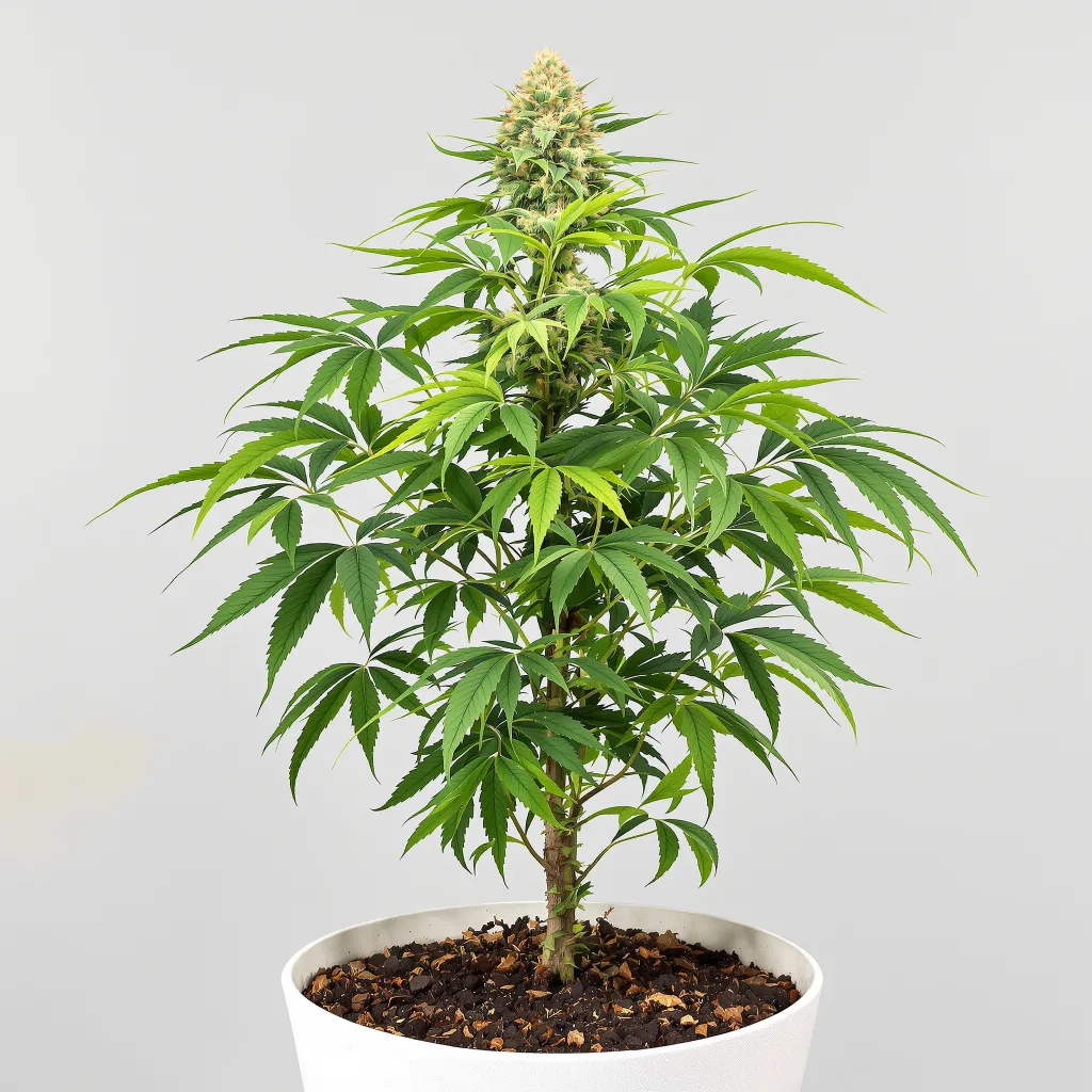 Gravity Cannabisblüte Nahaufnahme mit dichte violett getönte Kelche